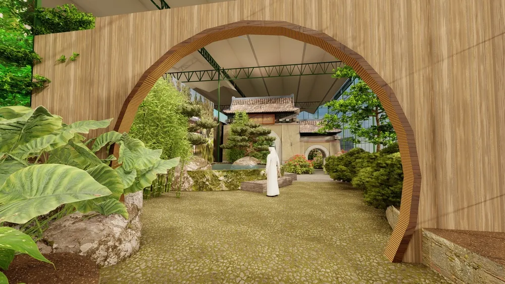botanical greenhouse design (kuwait)