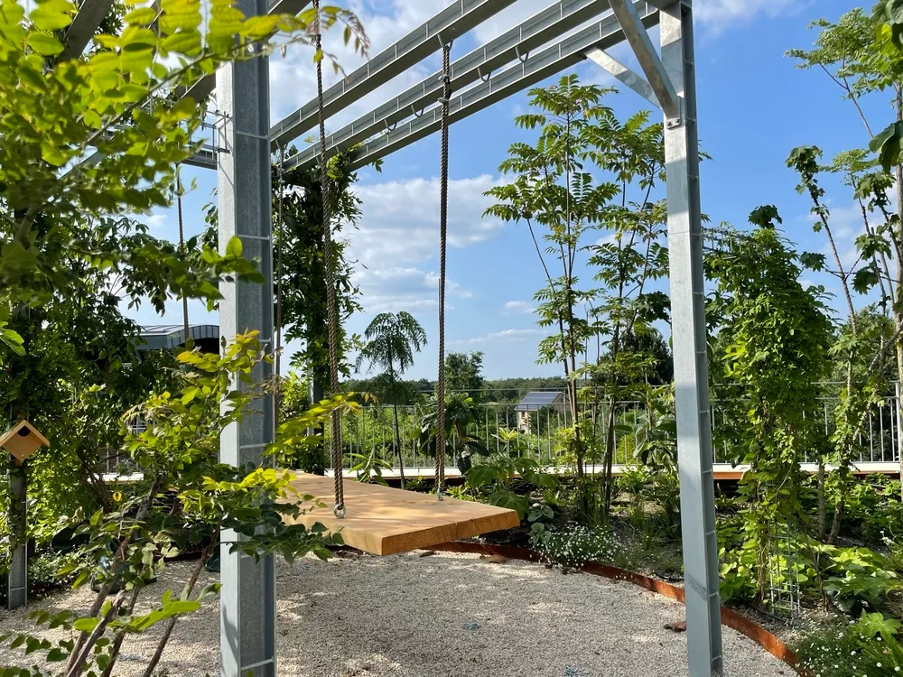 rooftop garden ebben inspyrium cuijk (the netherlands)